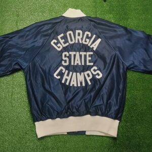 Vintage Georgia State Champs Bomber Varsity Jacket Size Large (AMY)
